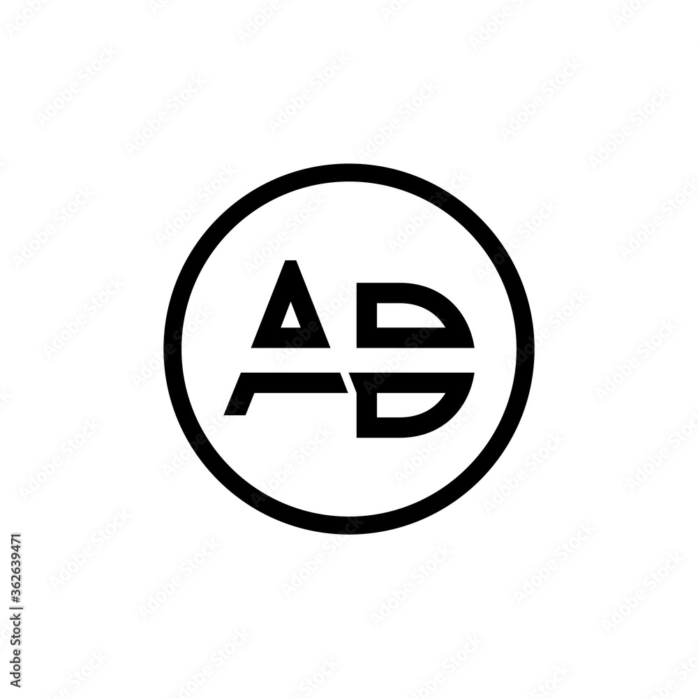 AD Logo Design Business Typography Vector Template. Creative Linked Letter AD Logo Template. AD Font Type Logo AD Logo Design Business Typography Vector Template. Creative Linked Letter AD Logo Template. AD Font Type Logo