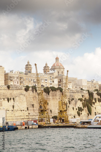 shipping  dockyard in malta photo