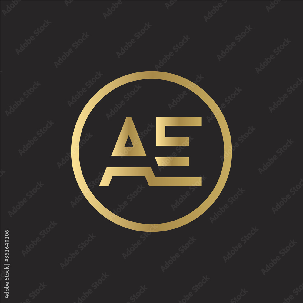 AE Logo Design Business Typography Vector Template. Creative Linked Letter AE Logo Template. AE Font Type Logo AE Logo Design Business Typography Vector Template. Creative Linked Letter AE Logo Template. AE Font Type Logo