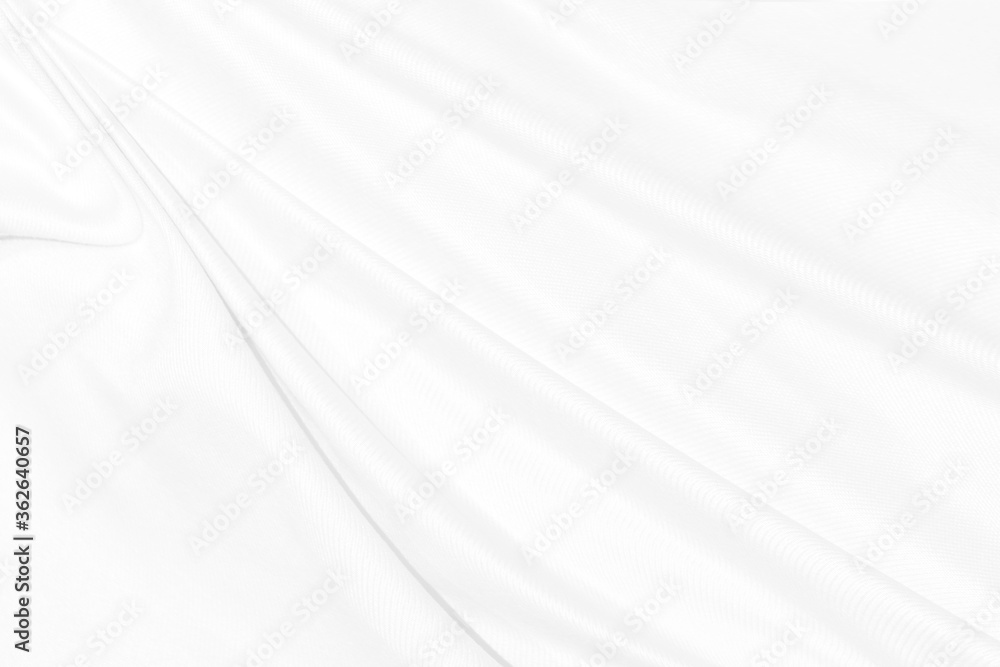 beauty white and gray abstract soft fabric smooth curve shape decorate fashion textile background
