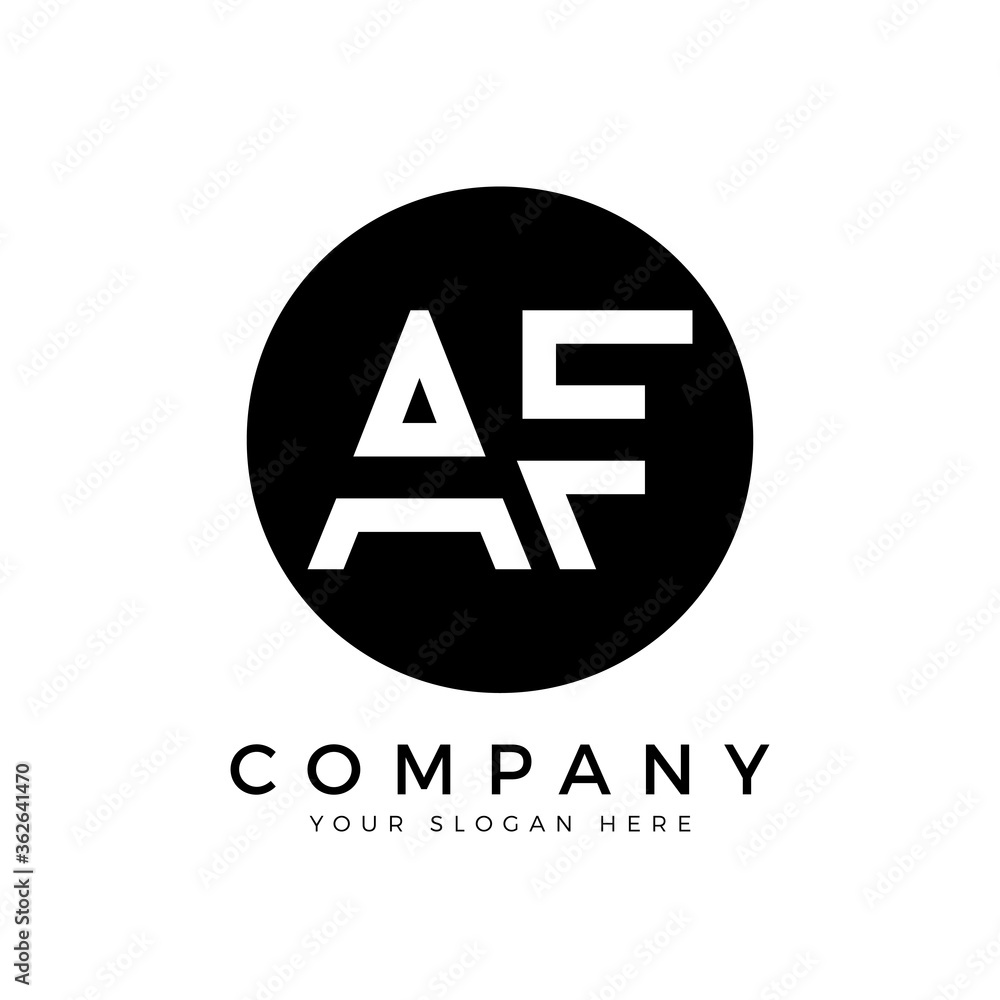 AF Logo Design Business Typography Vector Template. Creative Linked Letter AF Logo Template. AF Font Type Logo AF Logo Design Business Typography Vector Template. Creative Linked Letter AF Logo Template. AF Font Type Logo