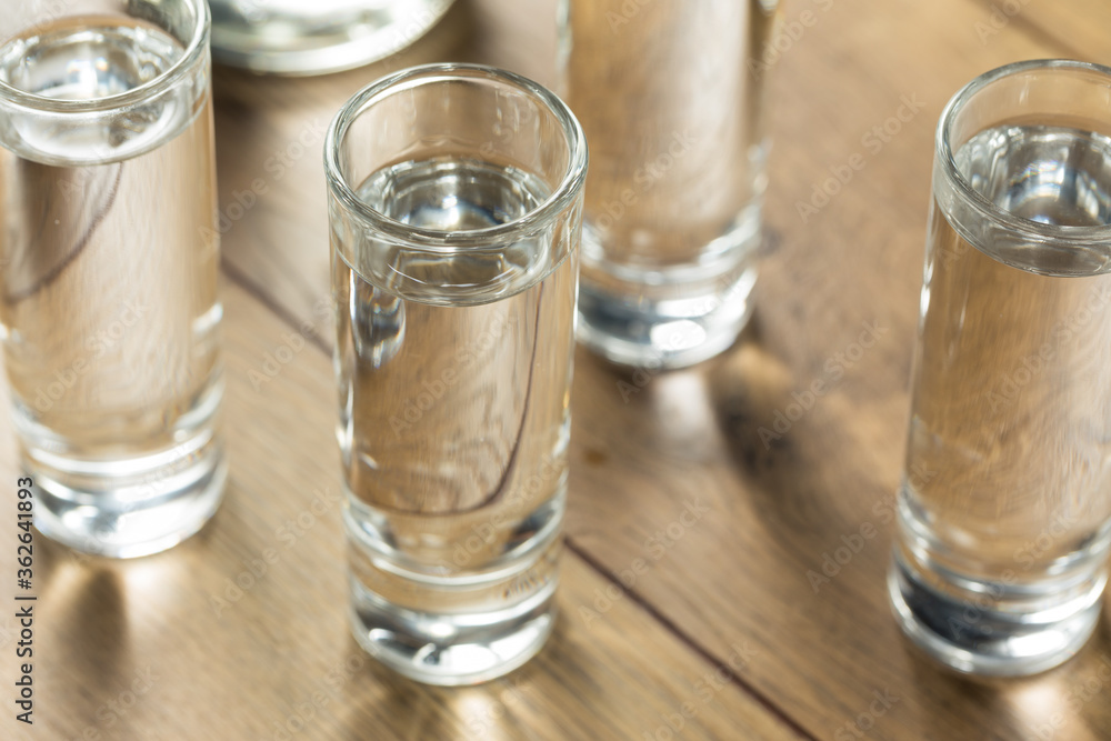 Strong Boozy Russian Vodka Shots Strong Boozy Russian Vodka Shots