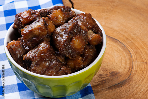 .Oxtail. Typical dish of Brazilian cuisine. photo