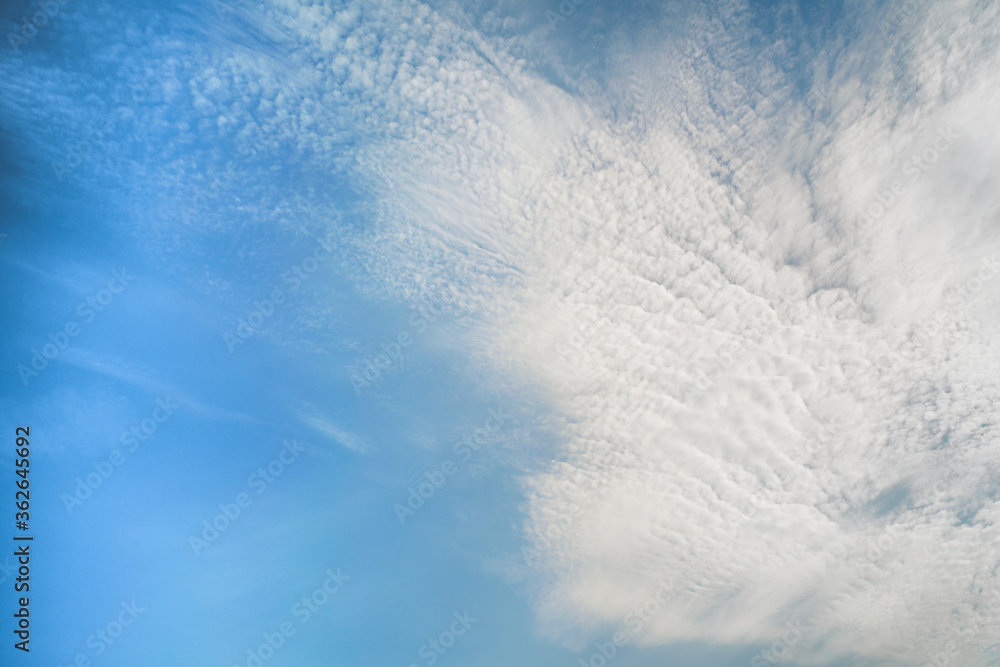 Blue Sky with Clouds, Background Material.