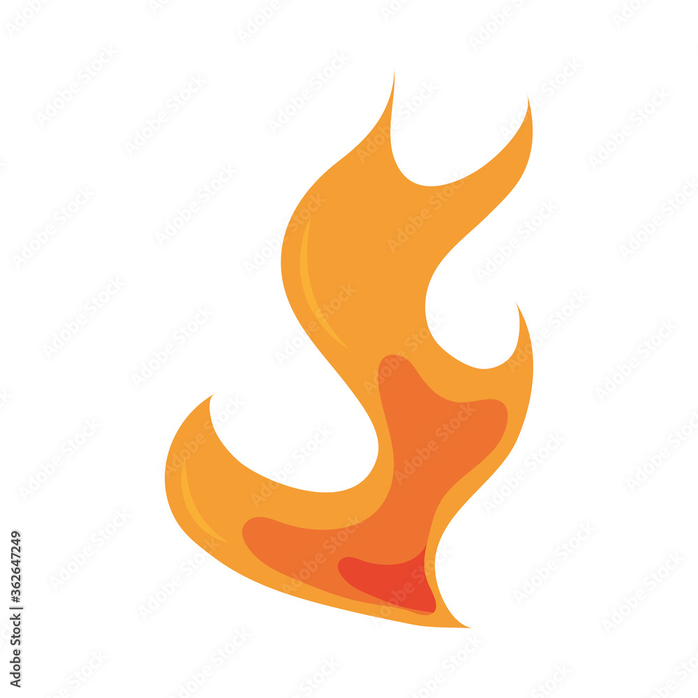 fire flame burning hot glow flat design icon fire flame burning hot glow flat design icon