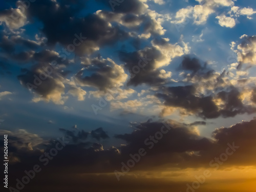 Beautiful clouds in the sky