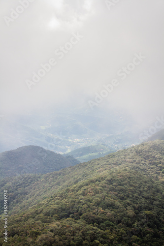 View from the peak of the national park