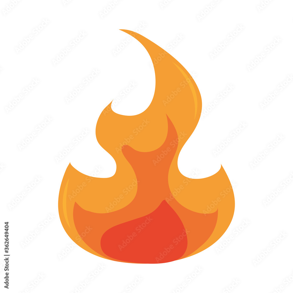 fire flame burning hot glow flat design icon fire flame burning hot glow flat design icon