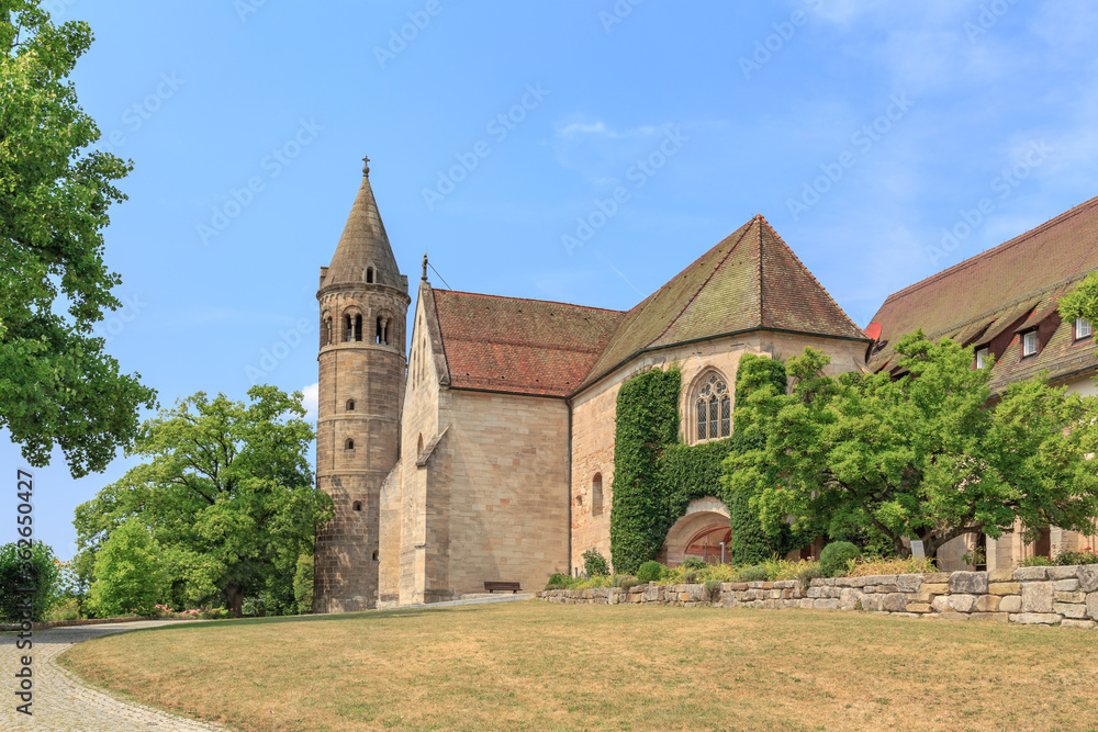 Exterior Of Historic Building Against Sky Of The Kloster Lorch Monastery - obrazy, fototapety, plakaty 