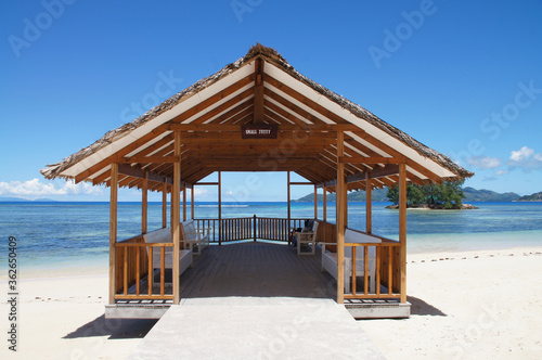 Small Jetty - Seychelles - La Digue - Union Estate Park - Tropical Beach Hut photo