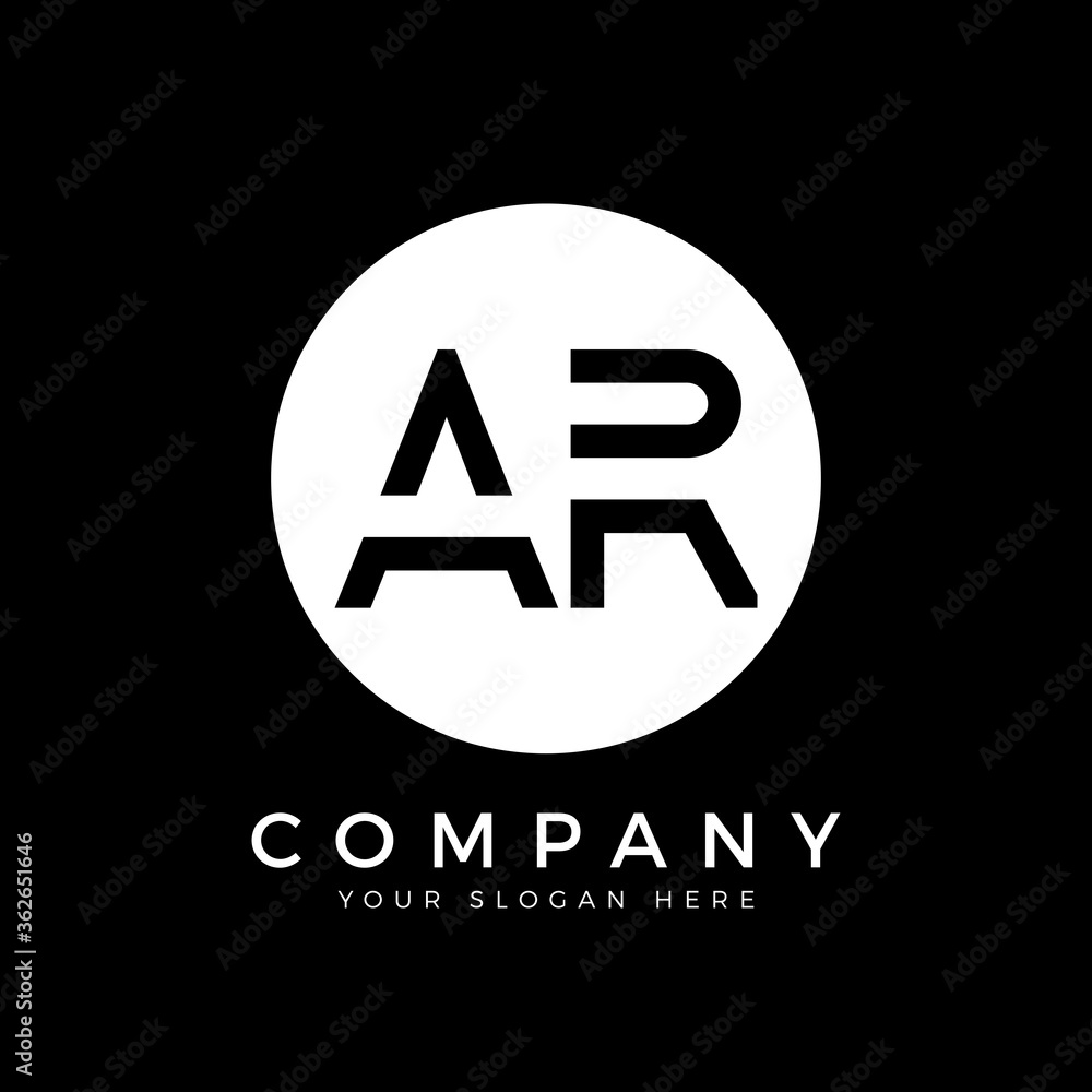 AR Logo Design Business Typography Vector Template. Creative Linked Letter AR Logo Template. AR Font Type Logo AR Logo Design Business Typography Vector Template. Creative Linked Letter AR Logo Template. AR Font Type Logo