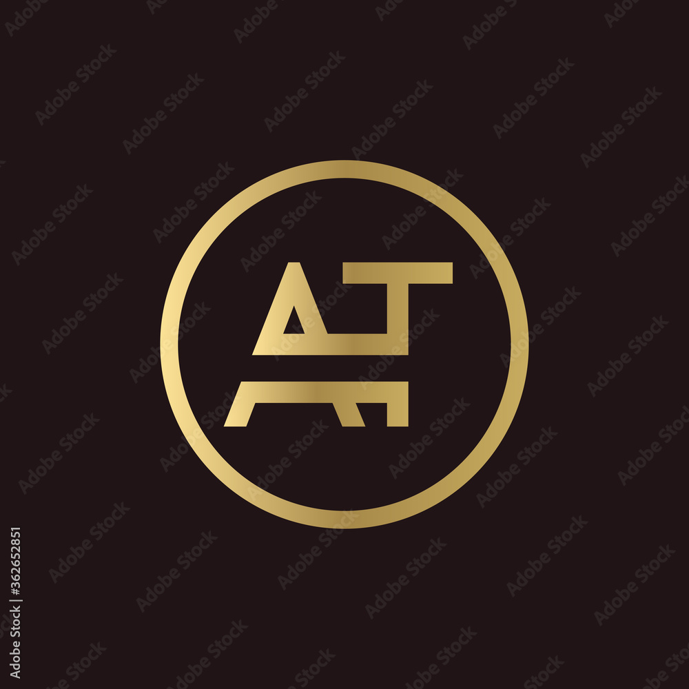 AT Logo Design Business Typography Vector Template. Creative Linked Letter AT Logo Template. AT Font Type Logo AT Logo Design Business Typography Vector Template. Creative Linked Letter AT Logo Template. AT Font Type Logo