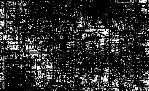Rough black and white texture vector. Distressed overlay texture. Grunge background. Abstract textured effect. Vector Illustration. Black isolated on white background. EPS10
