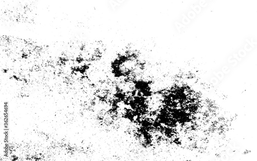 Rough black and white texture vector. Distressed overlay texture. Grunge background. Abstract textured effect. Vector Illustration. Black isolated on white background. EPS10