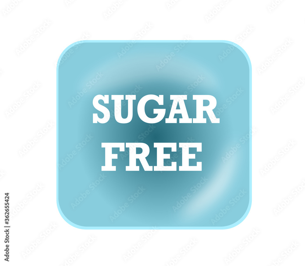 icon, logo without sugar, illustration icon, logo without sugar, illustration