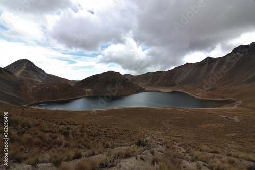 Lago en el volcan de Toluca en México