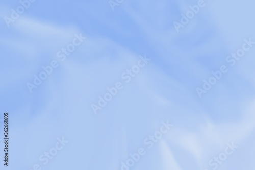Delicate blue gradient abstract background, blurred watercolor