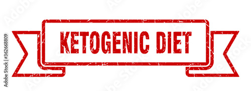 ketogenic diet ribbon. ketogenic diet grunge band sign. ketogenic diet banner