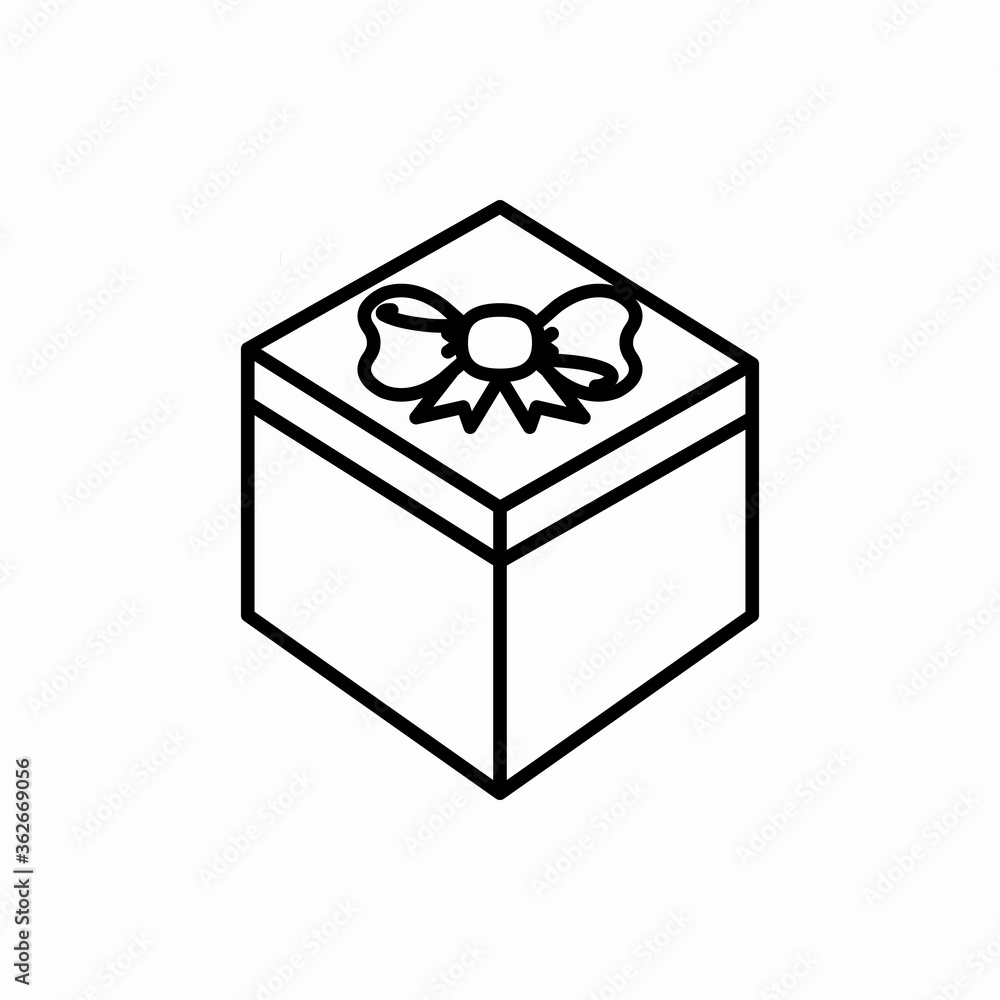 Outline gift icon.Gift vector illustration. Symbol for web and mobile Outline gift icon.Gift vector illustration. Symbol for web and mobile