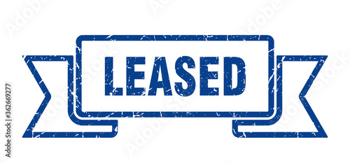 leased ribbon. leased grunge band sign. leased banner