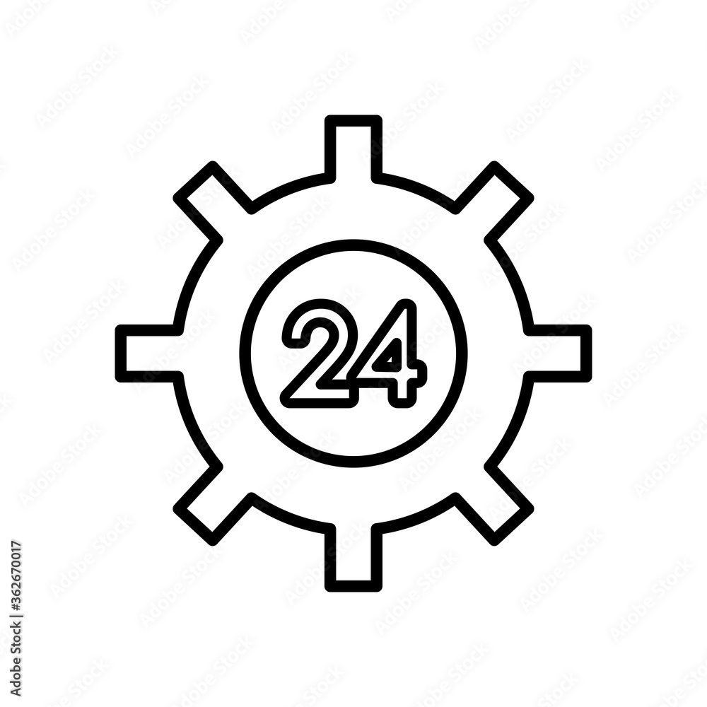 gear wheel with 24 hours service, line style gear wheel with 24 hours service, line style
