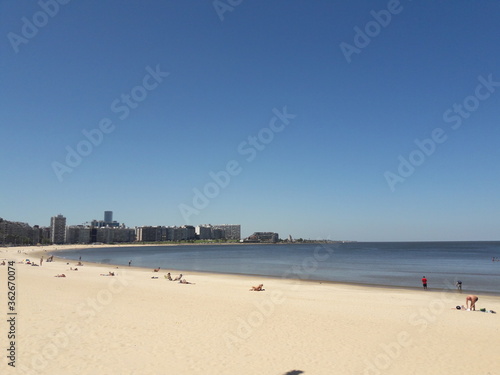 Beach and coast in Montevideo Uruguay 2019 © CURTIS