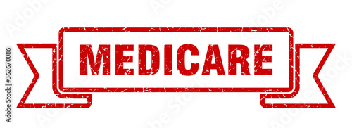 medicare ribbon. medicare grunge band sign. medicare banner