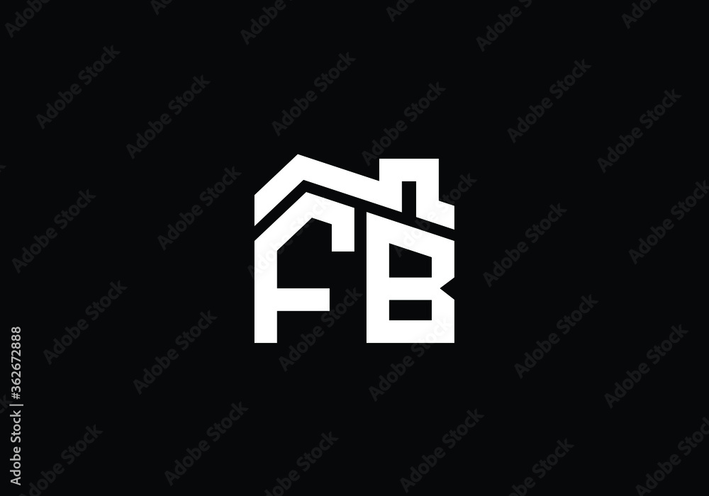 F B Initial Letter Logo design, Graphic Alphabet Symbol for Corporate Business Identity F B Initial Letter Logo design, Graphic Alphabet Symbol for Corporate Business Identity