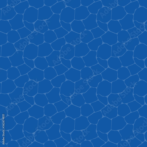 Swimming pool wave pattern illustration 