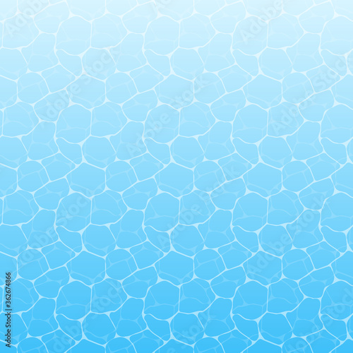 Water in swimming pool rippled water pattern background. 