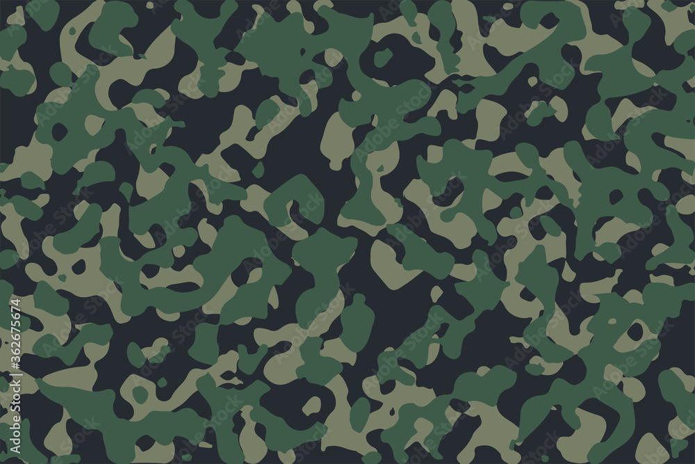 Vector design of camouflage soldier seamless pattern. Military texture on textiles Vector design of camouflage soldier seamless pattern. Military texture on textiles