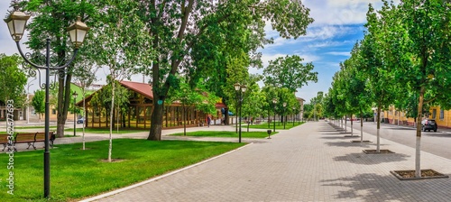 Suvorov Avenue in Izmail, Ukraine