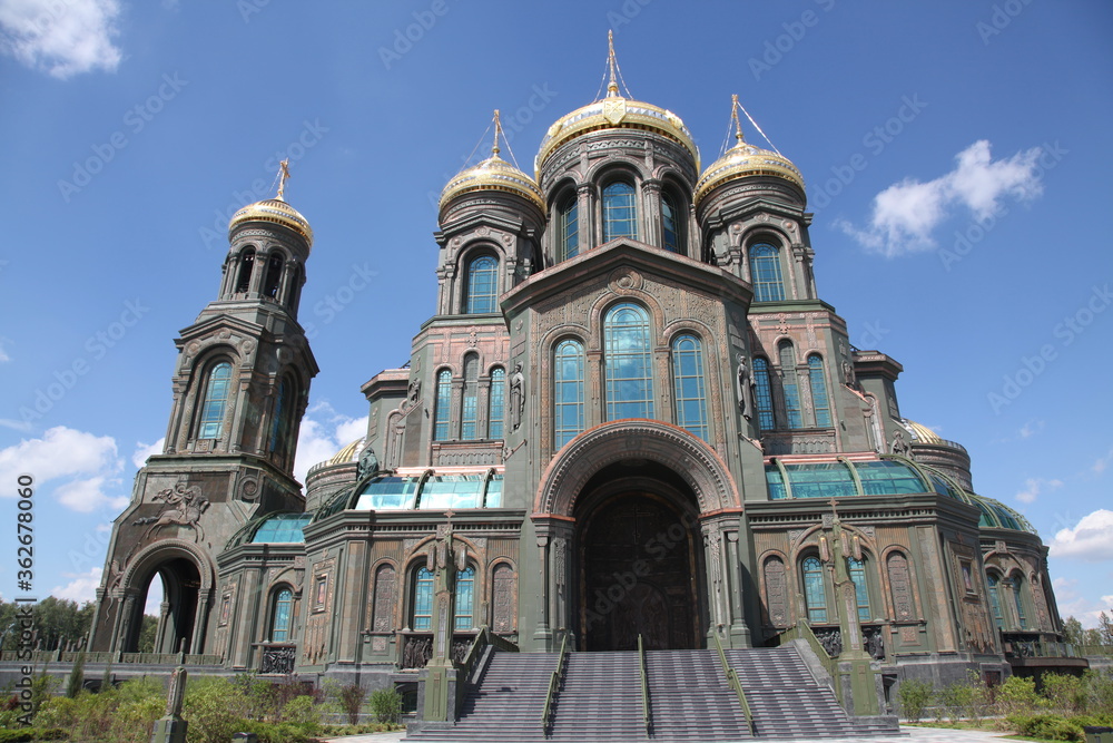 Main temple of the Russian Armed Forces in the Park Patriot in Kubinka, Moscow Region, Russia