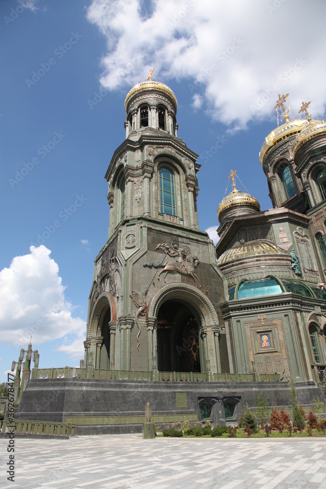 Main temple of the Russian Armed Forces in the Park Patriot in Kubinka, Moscow Region, Russia