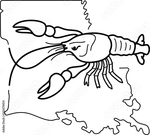 The Crawfish production in Louisiana