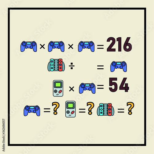 Counting games for kids and adults. Educational math game. Result. Crossword for social networks. Rebus. Riddle for the mind. Riddle with numbers. Vector