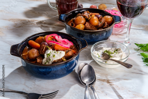 Canvas Print Irish Beef Beer Stew