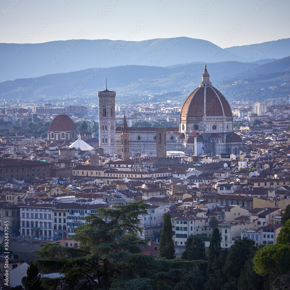 The beautiful Cathedral of Santa Maria del Fiore, Florence, Italy