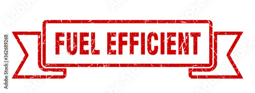fuel efficient ribbon. fuel efficient grunge band sign. fuel efficient banner