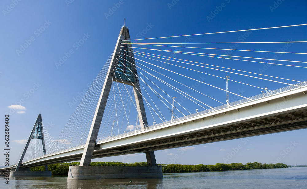 megyeri bridge in budapest