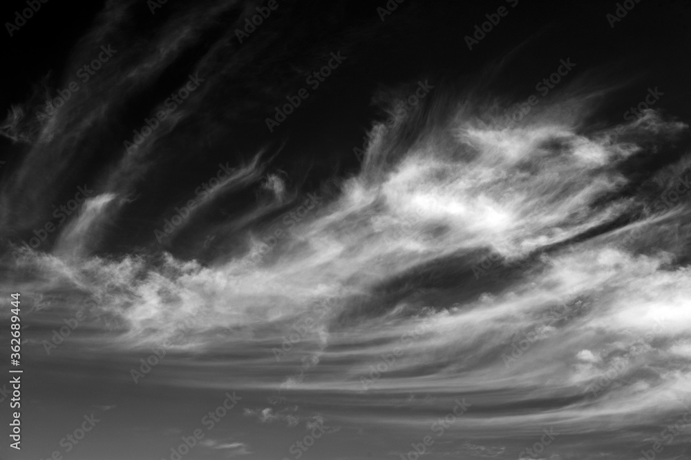 Clouds and sky on black and white. Clouds and sky on black and white.
