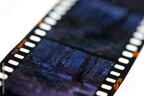 Negatives and Photographic Film in a photographic studio