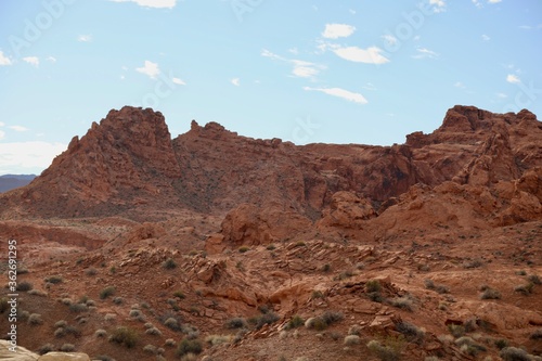 Rock formations in the desert 