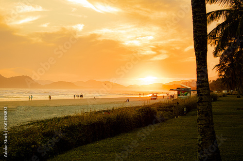 Fim de tarde na praia