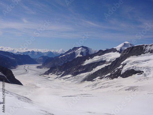 Jungfrau glacier