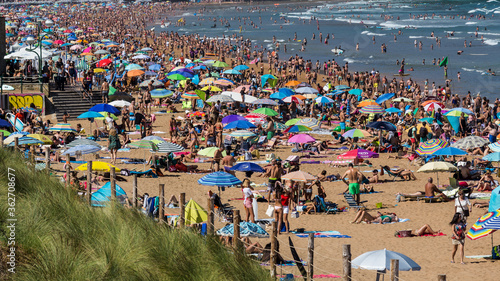 High Angle View Of People Enjoying At Beach © jörn barth/EyeEm