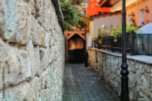 narrow street in old town © Liviu