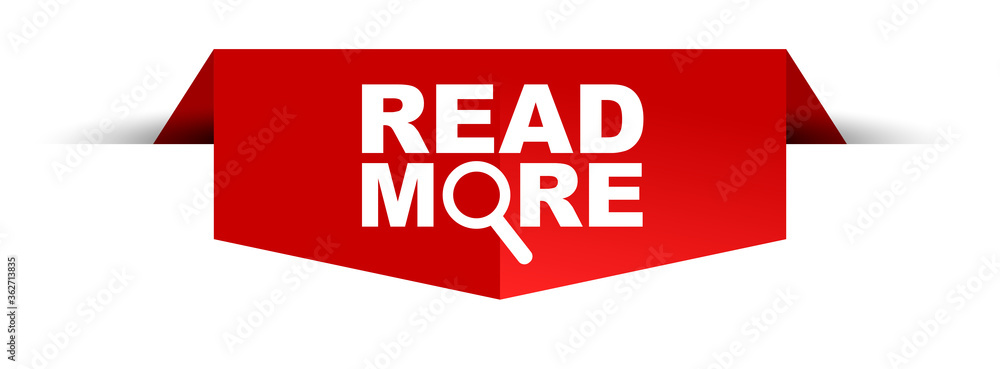 red vector illustration banner read more red vector illustration banner read more