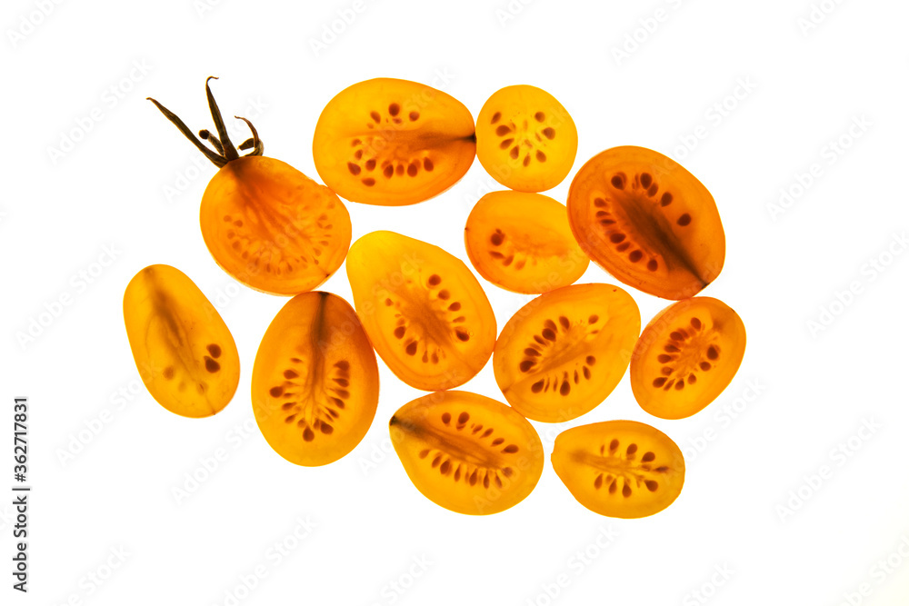 Fototapeta premium Mini Yellow Heirloom Tomatoes