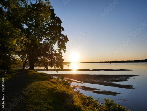 sandbars and sunrise